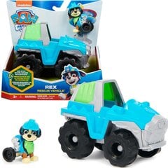 Spin Master Paw Patrol 2in1 Rex -hahmoauto hinta ja tiedot | Poikien lelut | hobbyhall.fi