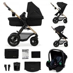 Vaunut Kinderkraft Moov 2 4in1 Eva, Pure black hinta ja tiedot | Vaunut ja rattaat | hobbyhall.fi