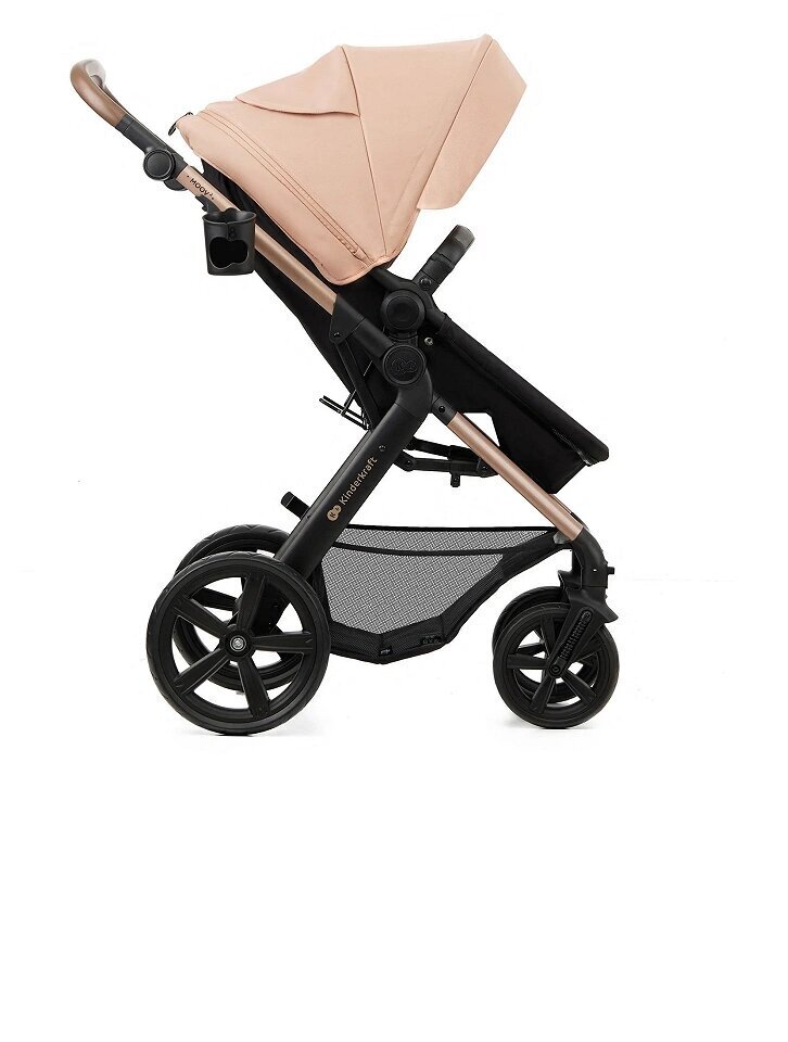 Lastenvaunut Kinderkraft Moov 2 4in1 Eva, Sand Beige hinta ja tiedot | Vaunut ja rattaat | hobbyhall.fi