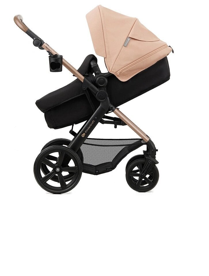 Lastenvaunut Kinderkraft Moov 2 4in1 Eva, Sand Beige hinta ja tiedot | Vaunut ja rattaat | hobbyhall.fi