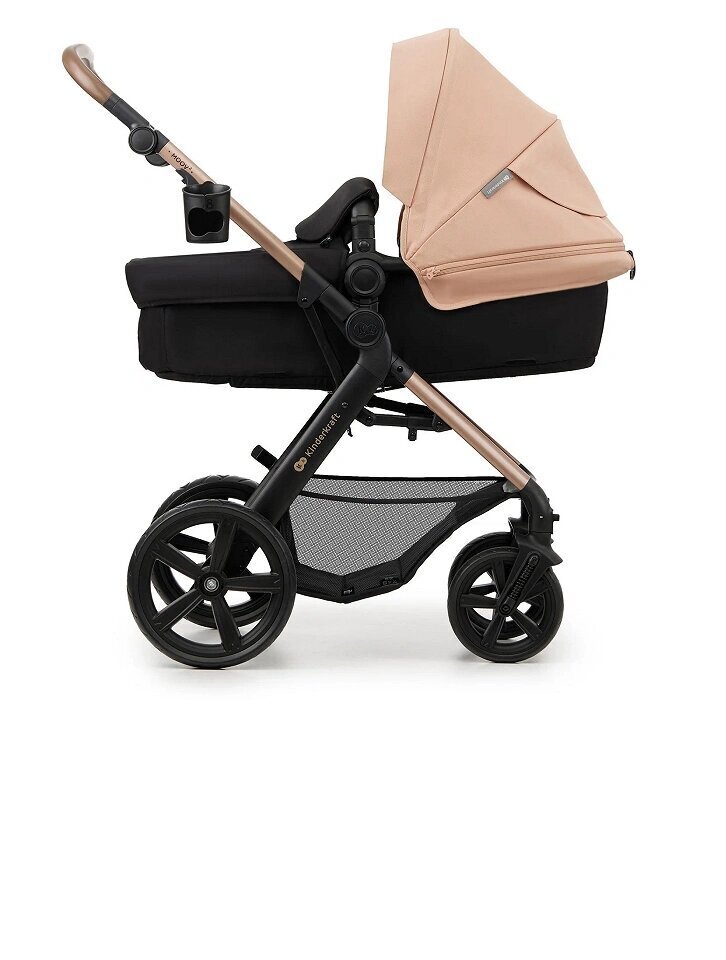 Lastenvaunut Kinderkraft Moov 2 4in1 Eva, Sand Beige hinta ja tiedot | Vaunut ja rattaat | hobbyhall.fi