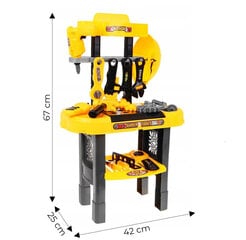 DIY-työpaja lapsille työkaluilla 23 elementtiä hinta ja tiedot | Poikien lelut | hobbyhall.fi