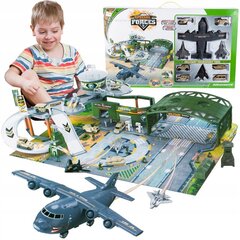 Toy Sotilastukikohta lentokentän ajoneuvoilla MalPlay, 107127 hinta ja tiedot | Poikien lelut | hobbyhall.fi