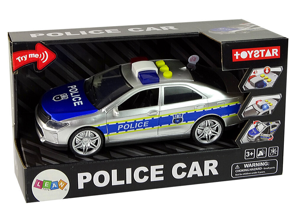 poliisiauto 1:14 äänien kanssa hinta ja tiedot | Poikien lelut | hobbyhall.fi