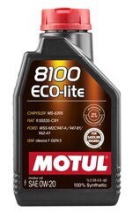 Motul 8100 Eco-lite 0W20 1l hinta ja tiedot | Moottoriöljyt | hobbyhall.fi