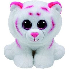 Pehmotiikeri TY Beanie Babies, pinkki/valkoinen, 24 cm, 3 vuotta+ hinta ja tiedot | Pehmolelut | hobbyhall.fi