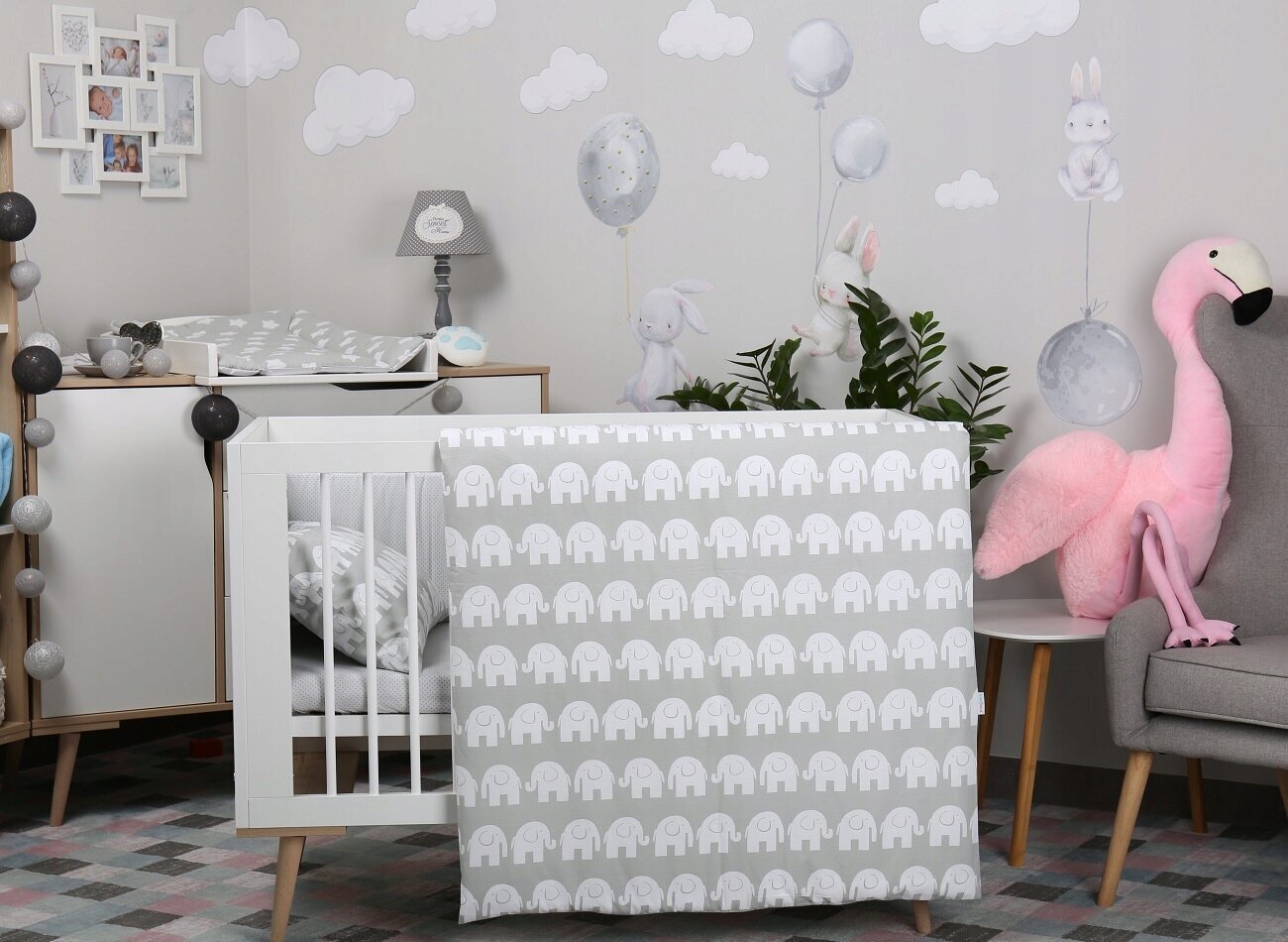 Babymam lasten vuodevaatteet setti, 135x100, 2 osaa hinta ja tiedot | Vuodevaatteet lapsille | hobbyhall.fi