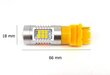 P27W LED 3156 12-24V 1600lm Canbus, oranssi polttimo, 1 kpl. hinta ja tiedot | Polttimot | hobbyhall.fi