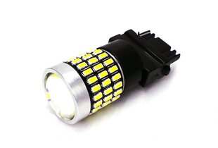 P27W LED 3156 12-24V Canbus, 2100lm valkoinen polttimo linssillä, 1 kpl. hinta ja tiedot | Polttimot | hobbyhall.fi