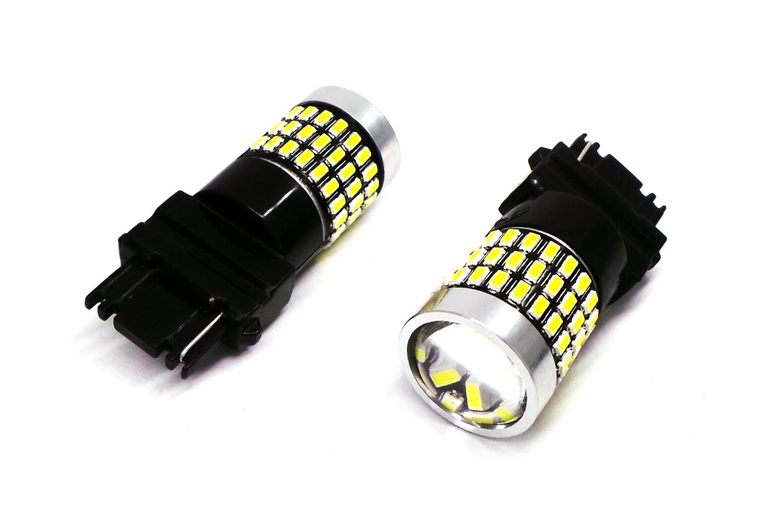 P27W LED 3156 12-24V Canbus, 2100lm valkoinen polttimo linssillä, 1 kpl. hinta ja tiedot | Polttimot | hobbyhall.fi