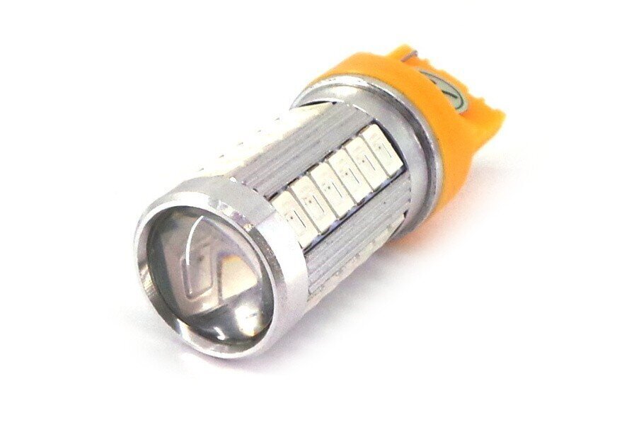 W21W LED 7440 12V 1000lm Canbus, merkkivalo USA oranssi, 1 kpl. hinta ja tiedot | Polttimot | hobbyhall.fi