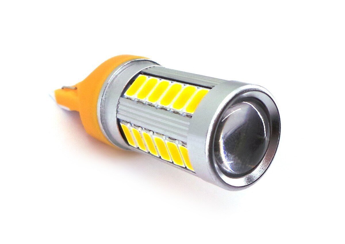 W21W LED 7440 12V 1300lm Canbus, oranssi, 1 kpl. hinta ja tiedot | Polttimot | hobbyhall.fi