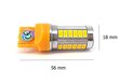 W21W LED 7440 12V 1300lm Canbus, oranssi, 1 kpl. hinta ja tiedot | Polttimot | hobbyhall.fi