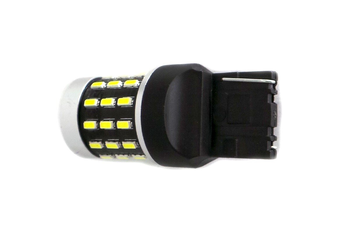 W21W LED 7440 12-24V Canbus, 1800lm, valkoinen polttimo linssillä, 1 kpl. hinta ja tiedot | Polttimot | hobbyhall.fi