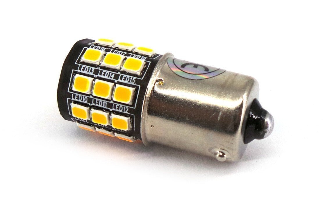 PY21W LED BAU15S 12V Canbus, oranssi 800lm, 1 kpl. hinta ja tiedot | Polttimot | hobbyhall.fi