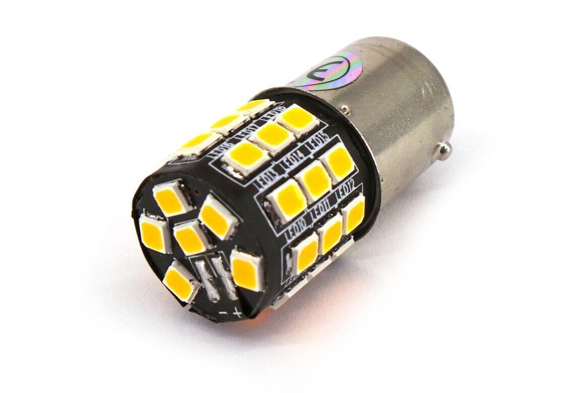 PY21W LED BAU15S 12V Canbus, oranssi 800lm, 1 kpl. hinta ja tiedot | Polttimot | hobbyhall.fi