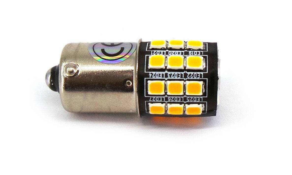 PY21W LED BAU15S 12V Canbus, oranssi 800lm, 1 kpl. hinta ja tiedot | Polttimot | hobbyhall.fi