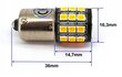 PY21W LED BAU15S 12V Canbus, oranssi 800lm, 1 kpl. hinta ja tiedot | Polttimot | hobbyhall.fi