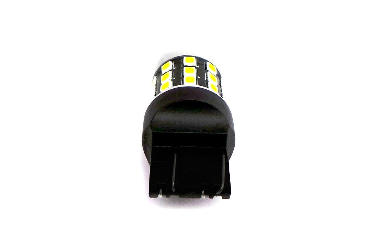 W21/5W LED-lamppu 7443 12-24V Canbus, 1400lm valkoinen linssillä, 1 kpl. hinta ja tiedot | Polttimot | hobbyhall.fi