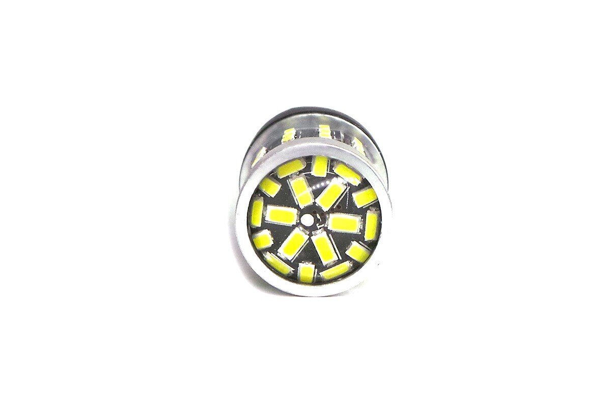 W21/5W LED-lamppu 7443 12-24V Canbus, 1800lm valkoinen linssillä, 1 kpl. hinta ja tiedot | Polttimot | hobbyhall.fi