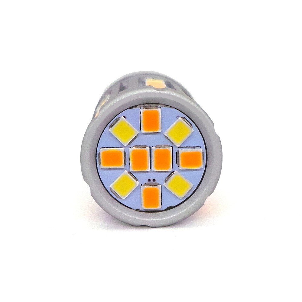 W21/5W LED-lamppu 7443 12-24V Canbus, valkoinen-oranssi 2000 + 800lm, 1 kpl. hinta ja tiedot | Polttimot | hobbyhall.fi