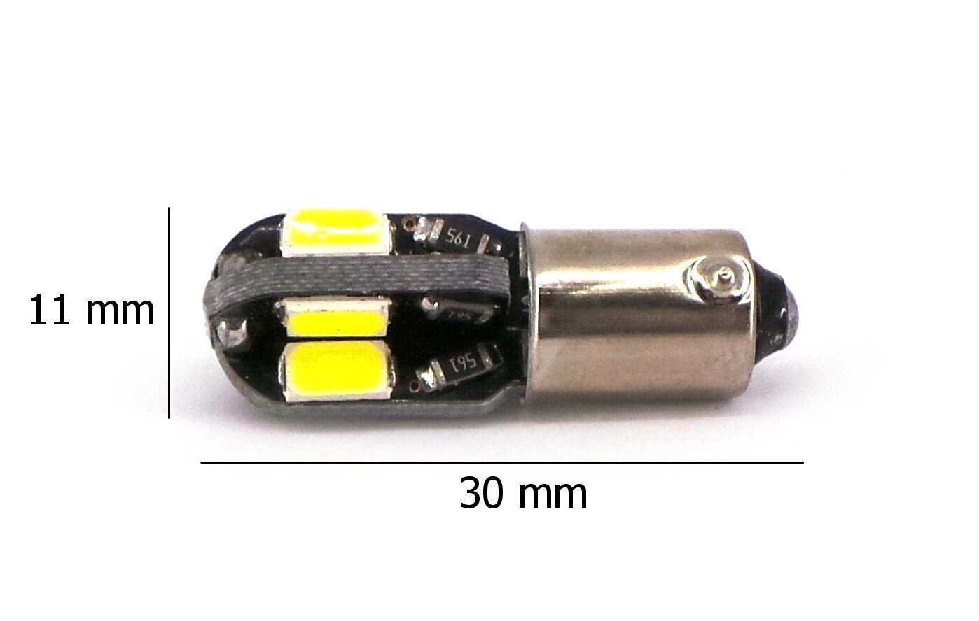 T4W LED BA9S polttimo 12V 320lm Canbus, 1 kpl. hinta ja tiedot | Polttimot | hobbyhall.fi