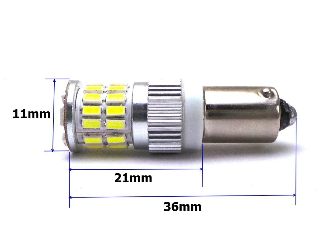 T4W LED BA9S 12-24V CANBUS valkoinen vahva lamppu 700lm, 1 kpl. hinta ja tiedot | Polttimot | hobbyhall.fi