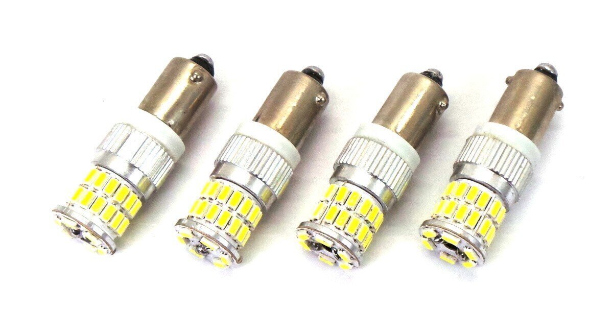 T4W LED BA9S 12-24V CANBUS valkoinen vahva lamppu 700lm, 1 kpl. hinta ja tiedot | Polttimot | hobbyhall.fi