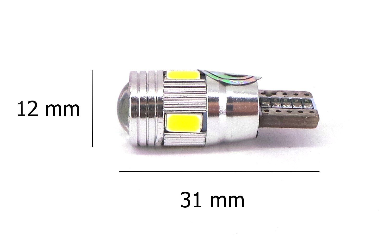 W5W LED T10 12V 240lm canbus, 1 kpl. hinta ja tiedot | Polttimot | hobbyhall.fi