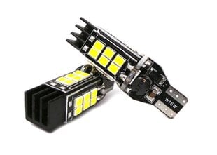 W16W LED-lamppu T15 12V-24V canbus, erittäin vahva 1600lm, 1 kpl. hinta ja tiedot | Polttimot | hobbyhall.fi