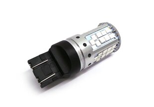 W21/5W LED-lamppu 7443 12-24V CANBUS oranssinpunainen, kaksi väriä USA 2000lm 1 kpl hinta ja tiedot | Polttimot | hobbyhall.fi