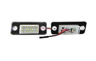 Audi A8 rekisterikilven LED-valaisimet 2x650lm, 2 kpl sarja hinta ja tiedot | Lisätarvikkeet autoiluun | hobbyhall.fi