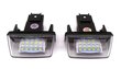 Peugeot 206, 207, 306, 307, 308, 406, 407, Partner, LED rekisterikilven valaisin 2x650lm, 2 kpl. hinta ja tiedot | Lisätarvikkeet autoiluun | hobbyhall.fi