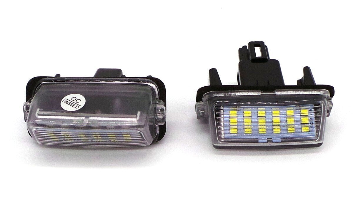 Toyota Camry, Corolla, Prius, Ractis, Verso, Yaris LED rekisterivalot 2kpl hinta ja tiedot | Lisätarvikkeet autoiluun | hobbyhall.fi