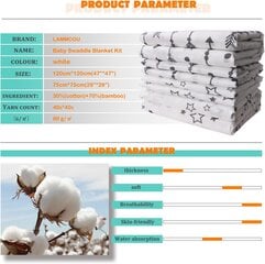 Lammcou Hoitolakanat, 4 kpl. hinta ja tiedot | Vauvan hoitoalustat ja tekstiilit | hobbyhall.fi