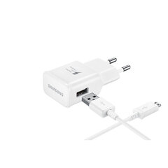 Samsung EP-TA20EWE Adaptive USB Plug, micro USB, 2A hinta ja tiedot | Puhelimen laturit | hobbyhall.fi