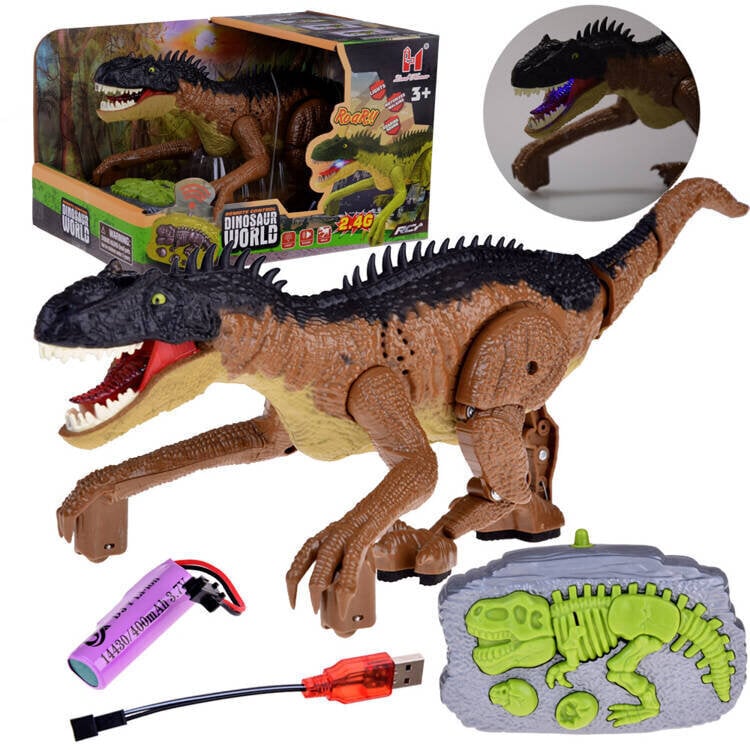 kauko-ohjattava dinosaurus, ruskea hinta ja tiedot | Poikien lelut | hobbyhall.fi