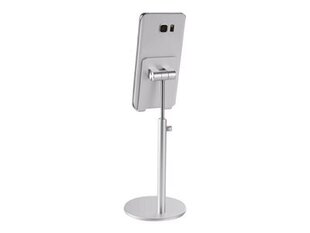 NEOMOUNTS BY NEWSTAR PHONE DESK STAND (SUITED FOR PHONES UP TO 10), SILVER hinta ja tiedot | Selfie-tikut ja -telineet | hobbyhall.fi