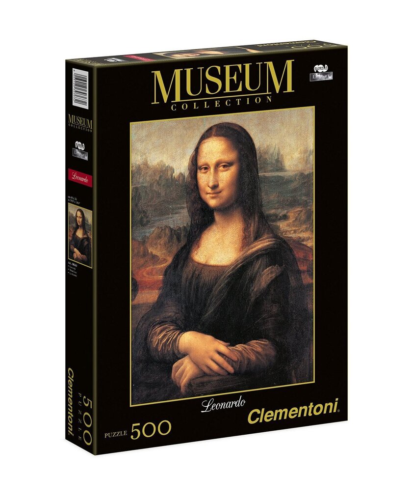 CLEMENTONI 500 EL. Mona Lisa hinta ja tiedot | Palapelit | hobbyhall.fi