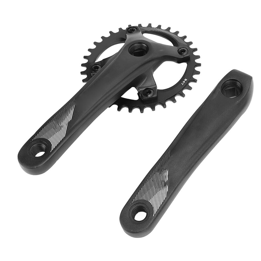 Bolany 34T Bike Single Crank set 104 BCD 7?12 Speed Square Hole Crank Pyörän kampivarsisarja pyöräilytarvikkeille hinta ja tiedot | Muut polkupyörän varaosat | hobbyhall.fi