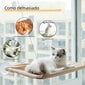 Cat Hammock irrotettava ja pestävä lemmikkityynysänky ikkunanharmaalla hinta ja tiedot | Sängyt | hobbyhall.fi