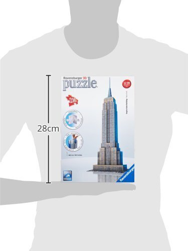 3D-palapeli 216 osaa Empire State Building hinta ja tiedot | Palapelit | hobbyhall.fi