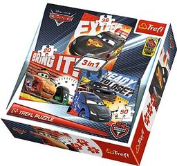 Pulmapelisarja Trefl 3 in 1 Cars, 50 + 20 + 36 yksityiskohtaa hinta ja tiedot | Palapelit | hobbyhall.fi