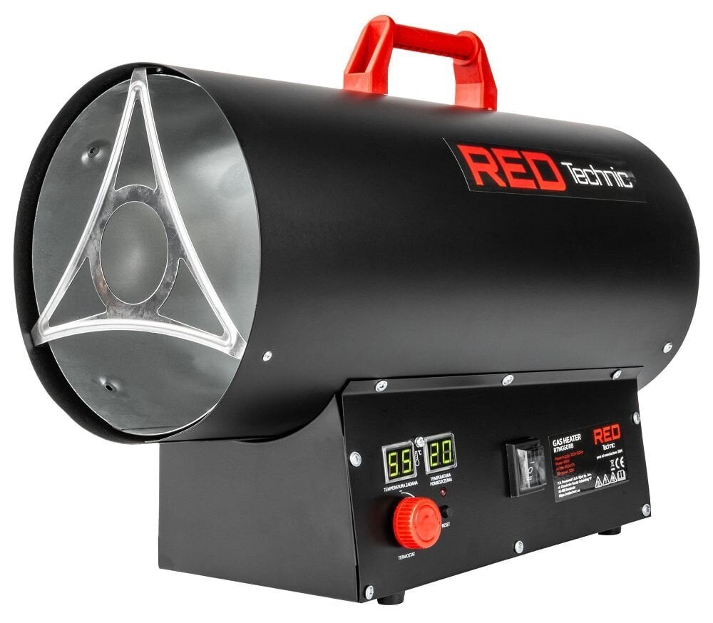 Kaasulämmitin Red Technic 45 kW termostaatilla hinta ja tiedot | Lämmittimet | hobbyhall.fi