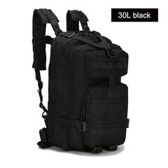 musta 30L- 30/50L Sotilasreput 1000D Nylon Vedenpitävä Reppu Outdoor Tactical Reput Retkeily Metsästys Reput Laukku Lahja hinta ja tiedot | Tietokonelaukut | hobbyhall.fi