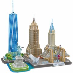 CUBICFUN 3D palapeli NEW YORK CITY hinta ja tiedot | CubicFun Lelut yli 3-vuotiaille lapsille | hobbyhall.fi