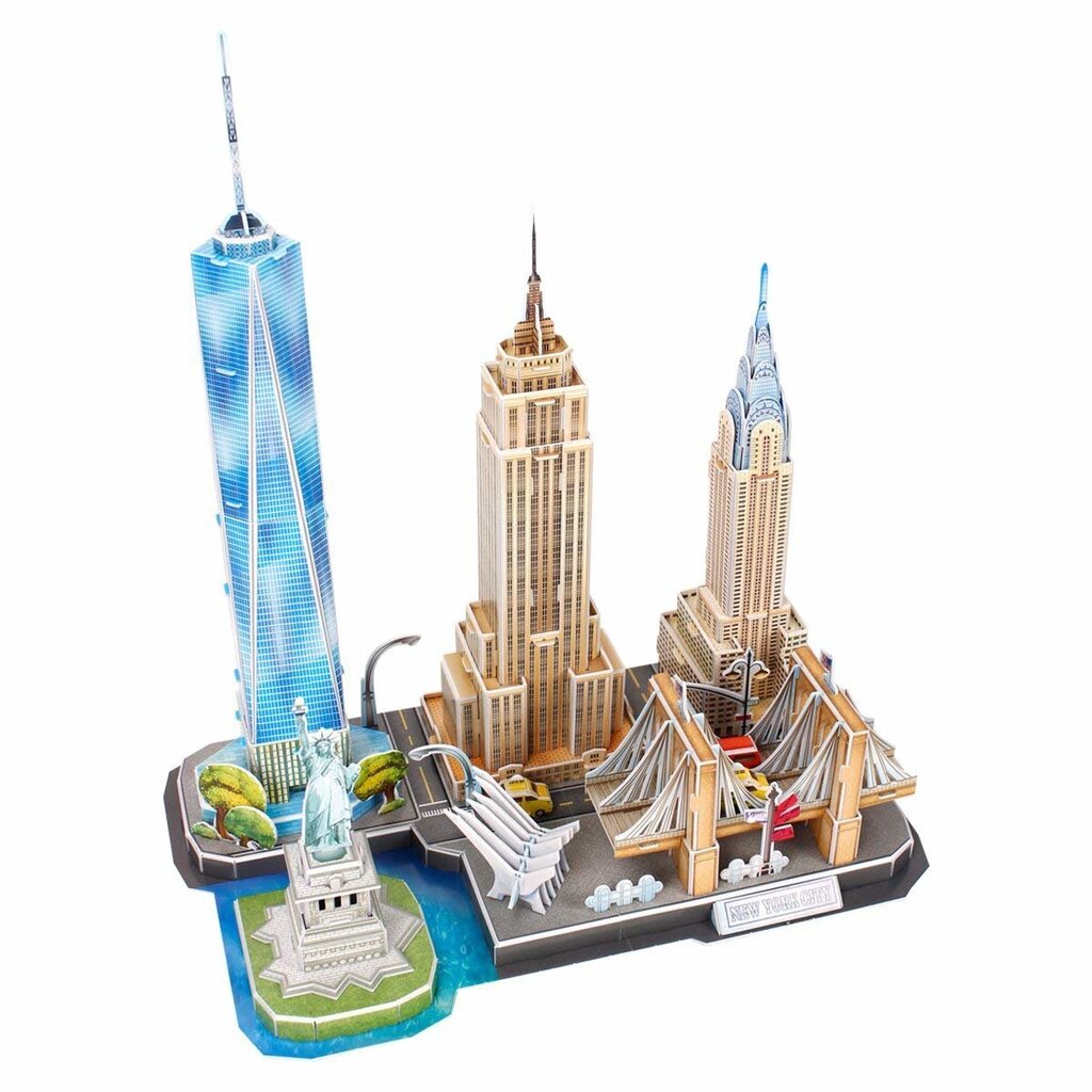 CUBICFUN 3D palapeli NEW YORK CITY hinta ja tiedot | Palapelit | hobbyhall.fi