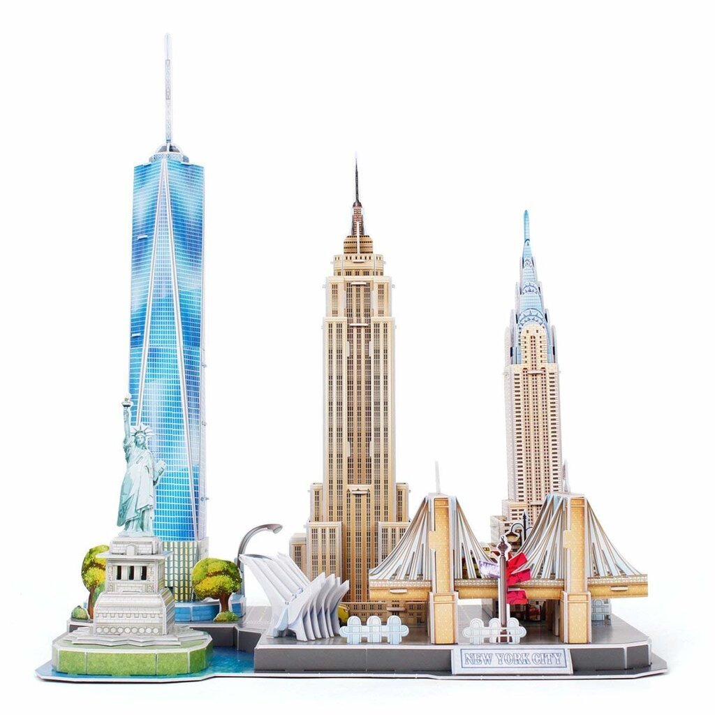 CUBICFUN 3D palapeli NEW YORK CITY hinta ja tiedot | Palapelit | hobbyhall.fi