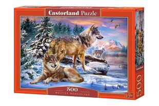 Palapeli Castorland Wolfish Wonderland, 500 yksityiskohtaa. hinta ja tiedot | Palapelit | hobbyhall.fi
