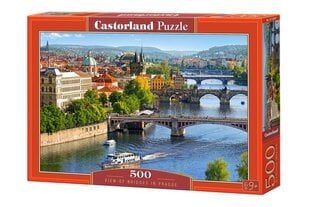 Palapeli Castorland Näkymä Prahan silloista, 500 yksityiskohtaa. hinta ja tiedot | Castorland Lapset | hobbyhall.fi